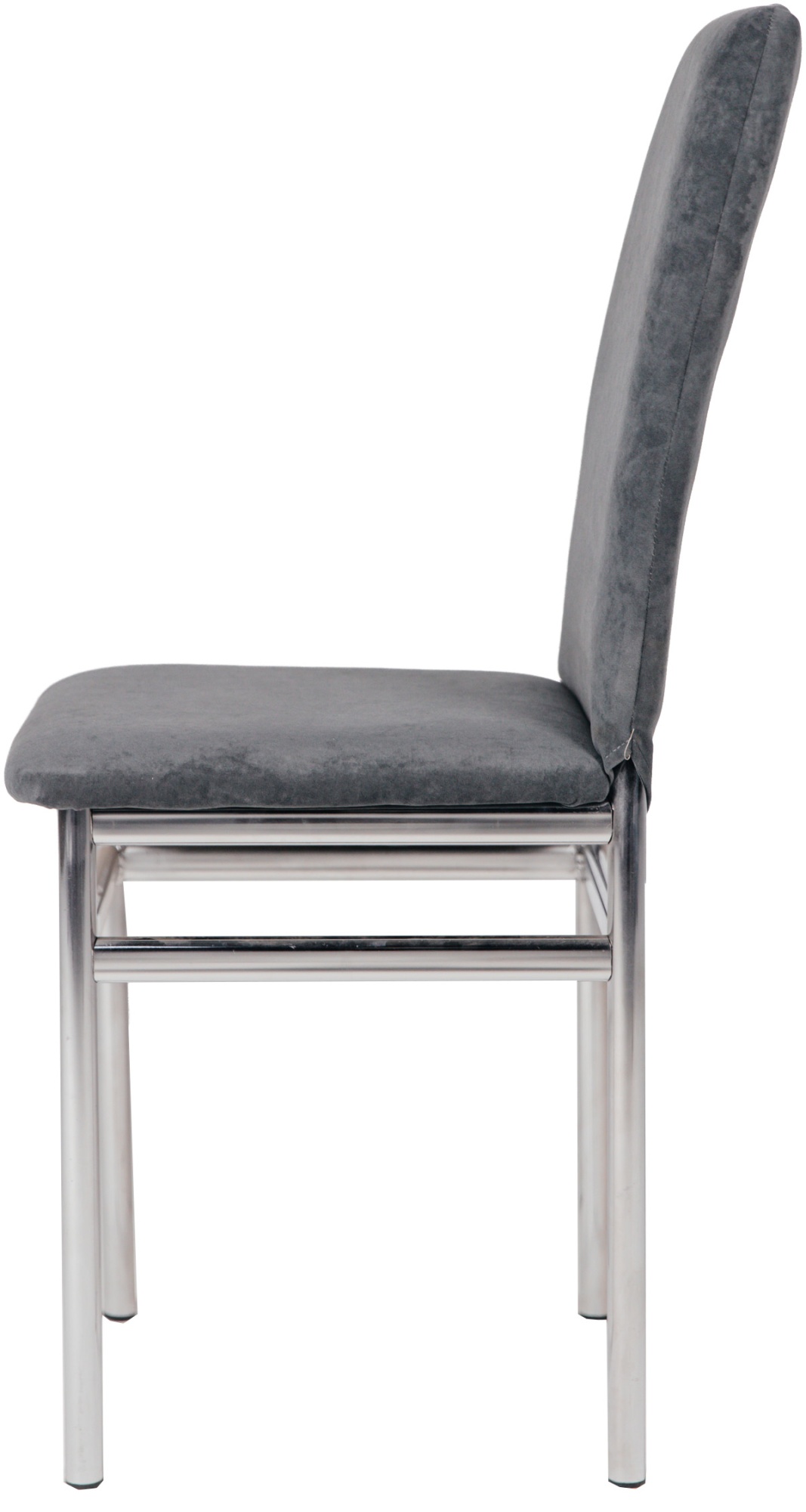 Стул Муза Версаль велюровый графитово-серый