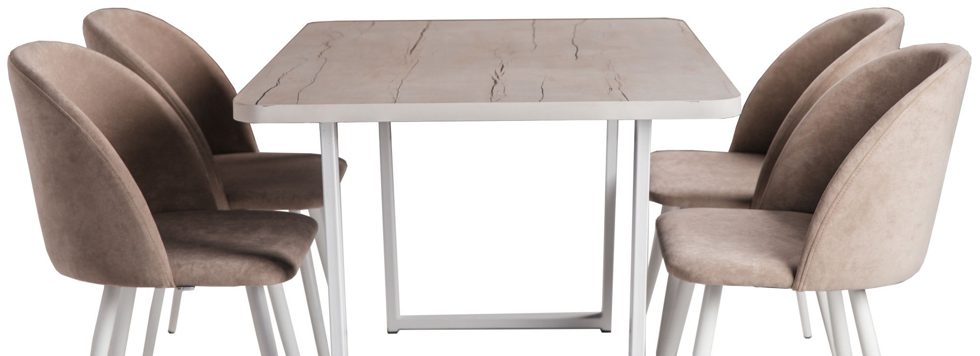 Стол обеденный Лофт и стулья Рон Анфора