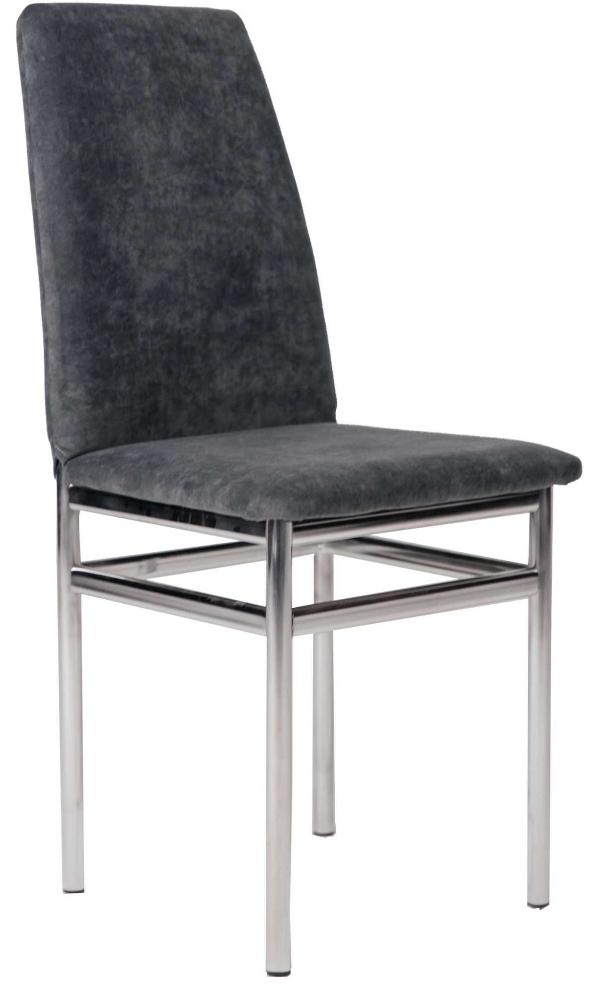 Стул Муза Версаль велюровый графитово-серый