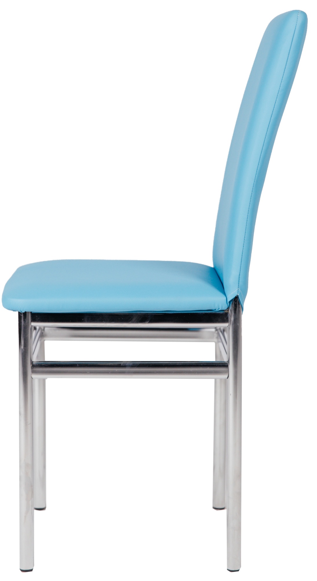 Стул Муза кож.зам голубой